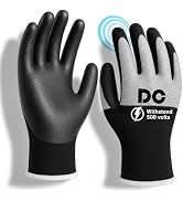 DongChu Insulated Electrician Gloves 500V Touch-Screen Voltage/Flame Retardant Work Gloves, Elect...