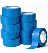 SEBETOW 10 Rolls Painters Tape 2 inch Bulk Painter Tape Blue Wide Roll, Blue Masking Tape, 2 Inch...