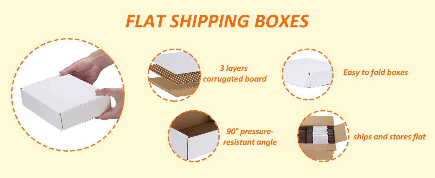 flat shipping boxes