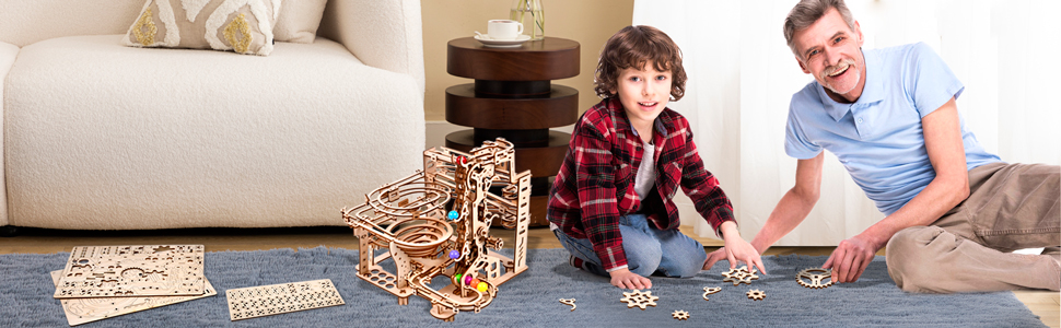 Marble Run 3D Wooden Puzzles