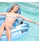 Sunrio 2024 New Upgrade River Floats for Adults Heavy Duty Pool Floats River Tube Lake Floats for...