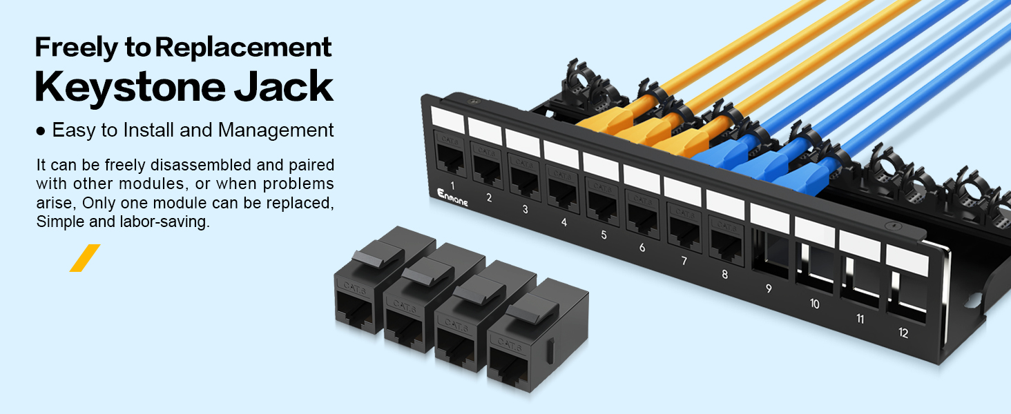 12 port patch panel