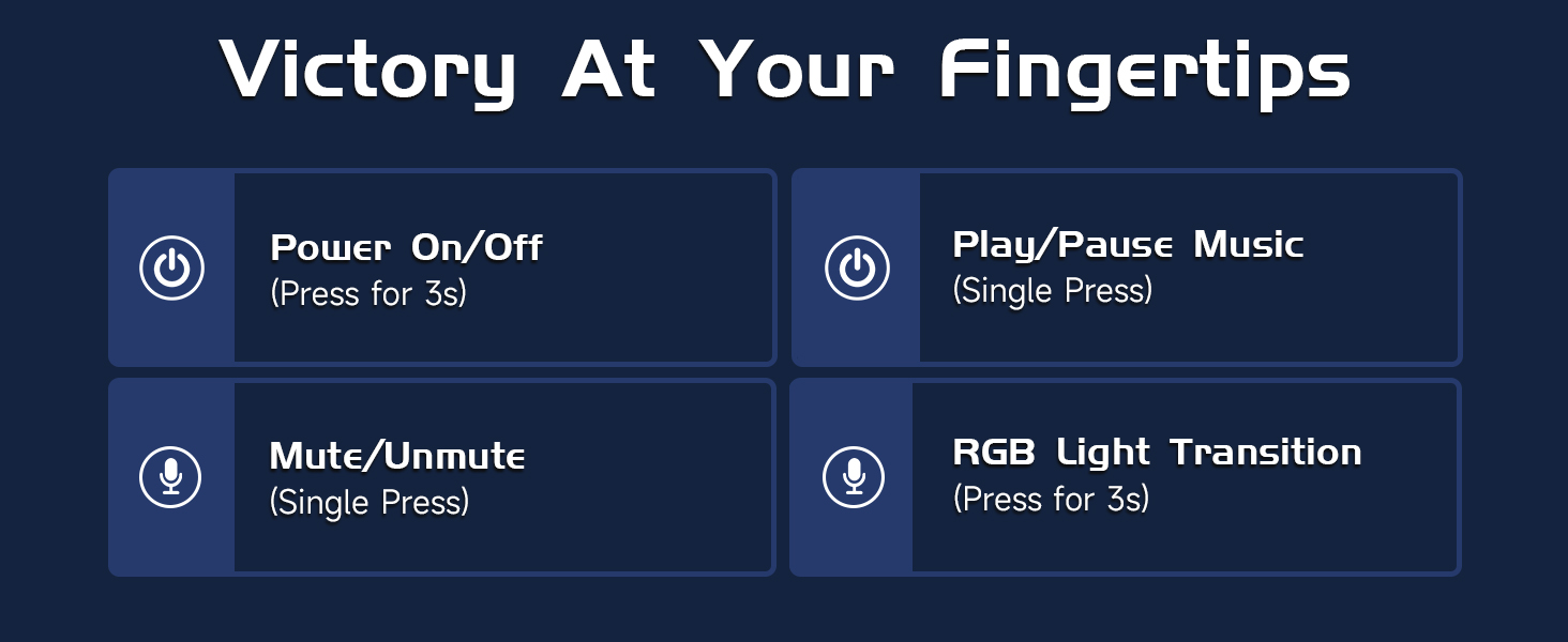 Intuitive on-ear volume and mute controls for quick audio adjustments while playing