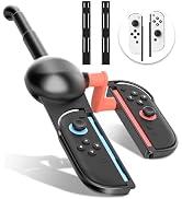 GLDRAM Fishing Rod for Nintendo Switch 2 (2025) & Switch NS/OLED - Realistic Fishing Game Handle ...