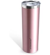 HYDROWION Triple-Insulated Tumblers - Stainless Steel with Lid and Straw, 20 oz Water Bottle, Sta...