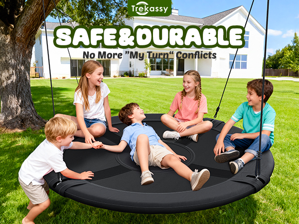 Trekassy 60 Inch Saucer Tree Swing