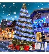 Dailyart Christmas Tree Decorations, 78Ft 200 LED Christmas Tree Lights with USB & Battery Operat...