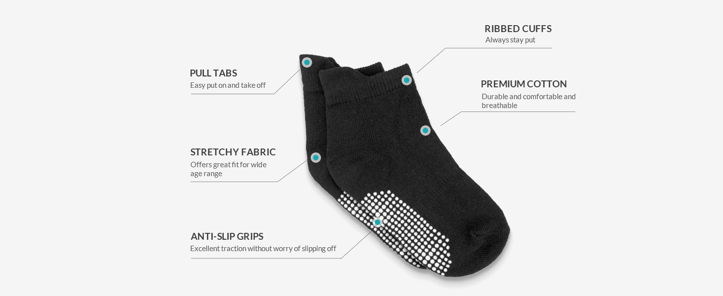baby non skid socks with grip