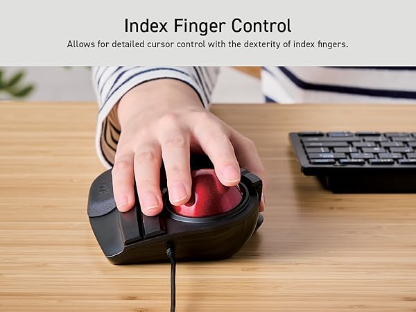 Huge Trackball Index Finger Control