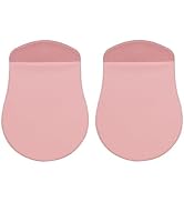 2Pcs Pink Universal Stick-On Mouse Pouch Holder for Sleevefor Laptop Reusable Adhesive Storage Mo...