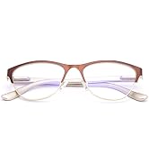 YIMI Progressive Multifocus Spring Hinge Reading Glasses Computer Blue Light Blocking Multifocal ...