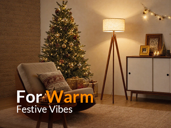 floor lamp for living room mid century standing lamp modern wood rustic for bedroom office dorm