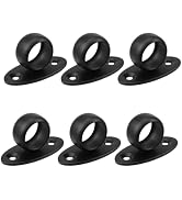 Antrader Stainless Steel Closet Rod Flange with Screws & Anchors,0.79" Dia. | Wall Mount Pipe Bra...