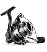 Ashconfish KF Spinning Fishing Reel,New Glass Fiber Frame,7+1BB,5.2:1 Gear Ratio,2 Line Cup Style...