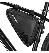 ROCKBROS Bike Triangle Frame Bag - Waterproof Top Tube Bag with Keel Support, 1.5L Large Capacity...