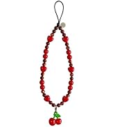 Drawwind Phone Charm Strap Universal Cell Phone Lanyard Wrist Strap Beaded Phone Chain String Han...