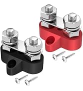 Joinfworld Bus Bar 12V 200A Battery Power Distribution Block 5/16" Dual Studs 12 Volt Terminal Bl...