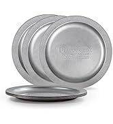 Thous Winds Camping Cookware, Vintage Dinner Plates, Dessert Plate Stainless Steel Outdoor 8.6inc...