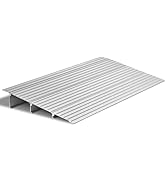 VEVOR Door Threshold Ramp 3‘’ Rise Aluminum Alloy Threshold Ramp Rated 800 lbs Load Capacity, Han...