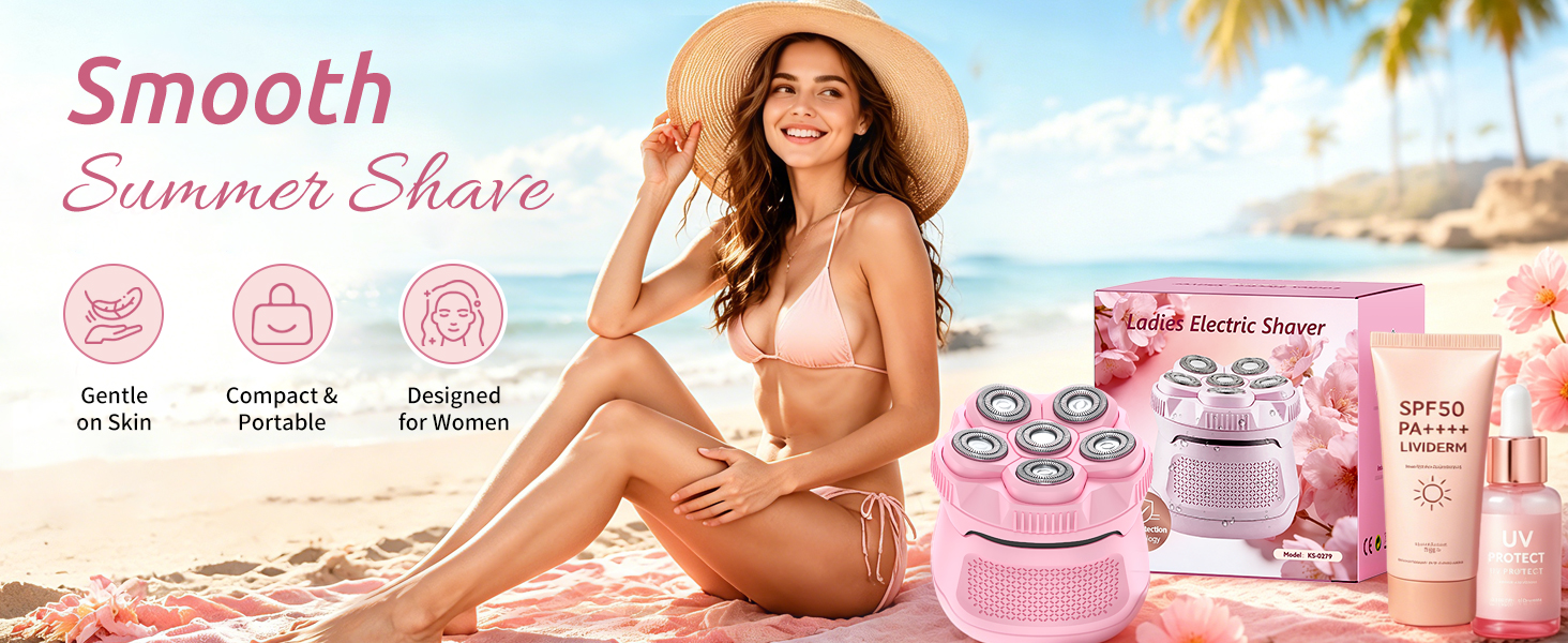 Painless Electric Shaver for Women