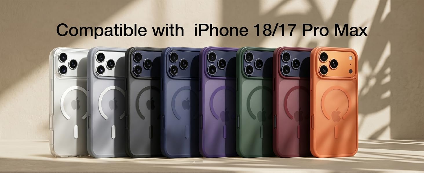 CACOE Magnetic Case for iPhone 18 Pro Max/17 Pro Max