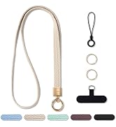 Ranfioke Badge Lanyard for ID Cards, Stretchy Teacher ID Lanyard for Key, Cute Thin Neck Lanyard ...