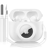 LDSXAY 2 in 1 Silicone Case Compatible with AirPods Pro 2 and AirTag, Shockproof Protective Case ...