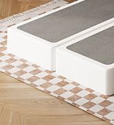 EMODA 7 Inch Split Queen Box Spring, 3500LBS Heavy Duty Metal Box Spring for Queen Bed Mattress F...