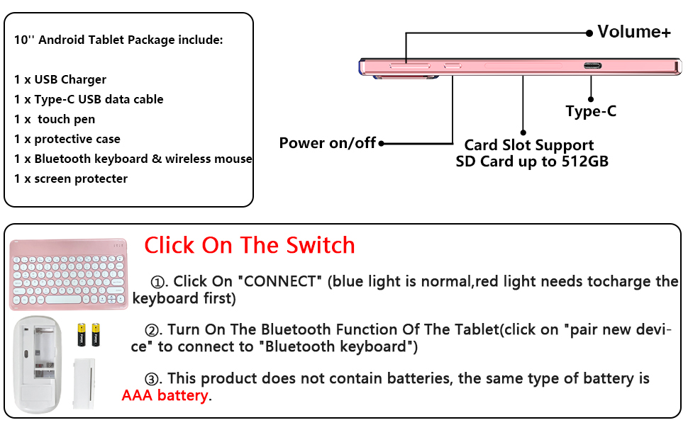 tablet with keyboard