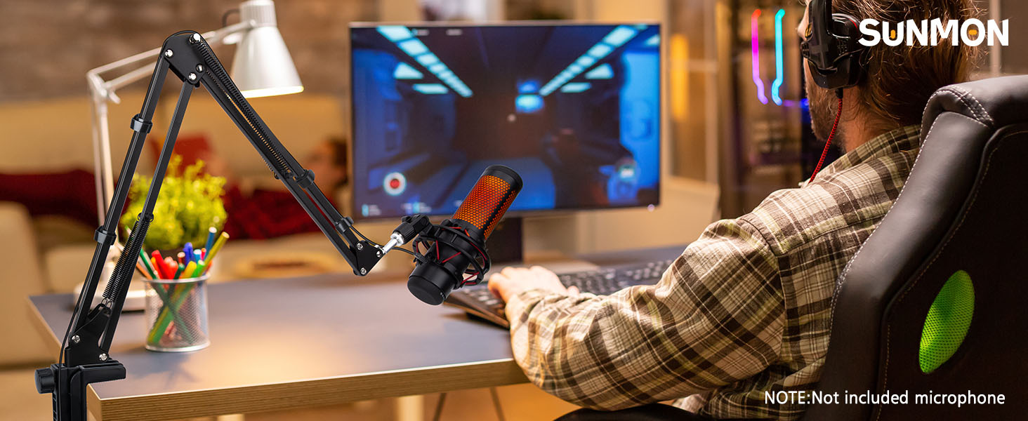 Professional HyperX Quadcast Microphone Stand hyperx mic stand hyperx quadcast boom arm