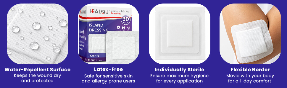 Water Resistant, Latex Free, Sterile, Flexible