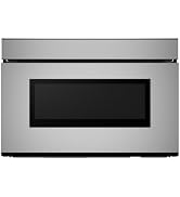 SHARP SMD2479JS Smart Microwave Drawer Oven with Easy Wave Open, 24-inch, 1.2 Cubic Feet, 950 Wat...