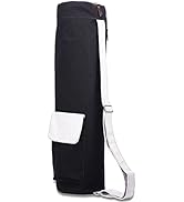 IUGA Yoga Mat Bag with Large Side Pocket & Inner Zipper Pocket Yoga Bag for Mat Yoga Bags and Car...