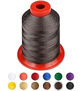 FIVEIZERO Extra Strong Upholstery Thread,1000 Meters Bonded Nylon Thread for Denim Leather,Craft,...