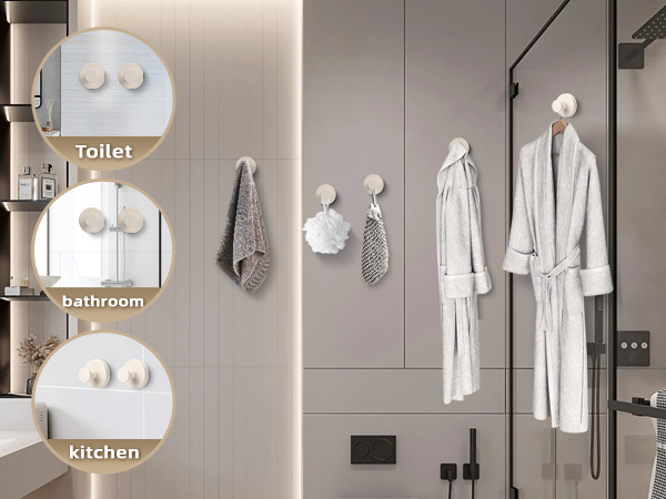 Suction Cup Hooks for Shower