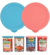 2PCs 3.0-inch Silicone Can Lids for Chef Boyardee | Van Camp's | Goya | Bush's Best | Farmer's Ma...