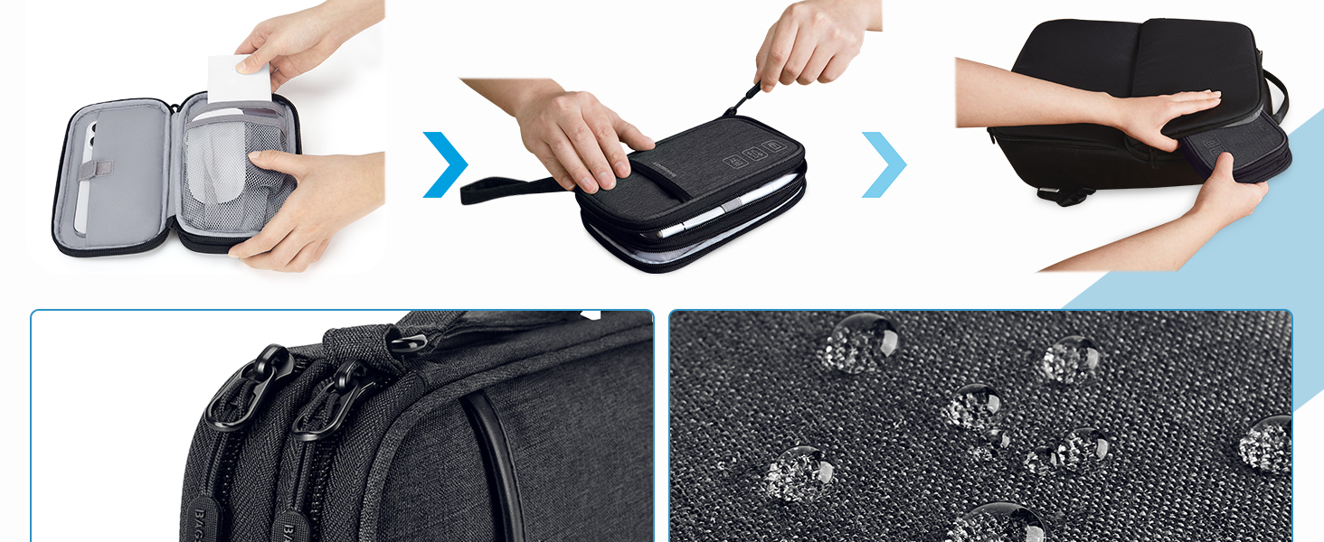 Travel Cable Organizer Case