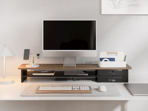 Monitor Riser with Drawer
