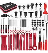 GOOACC 238Pcs Trim Removal Tool, Auto Push Pin Bumper Retainer Clip Set Fastener Terminal Remover...