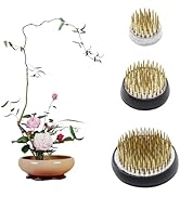 3 Pcs Floral Frogs Kenzan, Round Metal Flower Frogs Vase Arranger Tool Ikebana Flower Pin Frogs f...