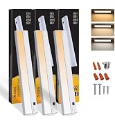 Ansen 3Packs of Under Cabinet Lights for Kitchen, 18in 15W 998LM, Dimmable Hardwire Led Light for...