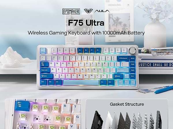 F75 Ultra wireless gaming keyboard