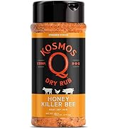 Kosmos Q Killer Bee BBQ Rub Seasoning - Savory & Sweet Honey BBQ Pork Dry Rub for Smoking and Gri...