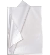 RUSPEPA Gift Wrapping Tissue Paper - Pearly White Tissue Paper for Gift Wrap, Art Crafts, DIY, Pa...