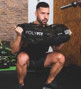 Polyfit Sandbag Pro - Workout Sandbag with Triple Closure Filler Bag and Reinforced Nylon Webbing...