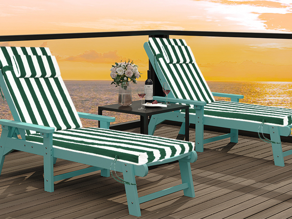 chaise lounge cushions outdoor