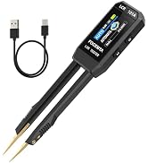 Focemta Precision LCR-101A Meter Handheld - Digital LCR Meter Measures Capacitance Inductance Res...