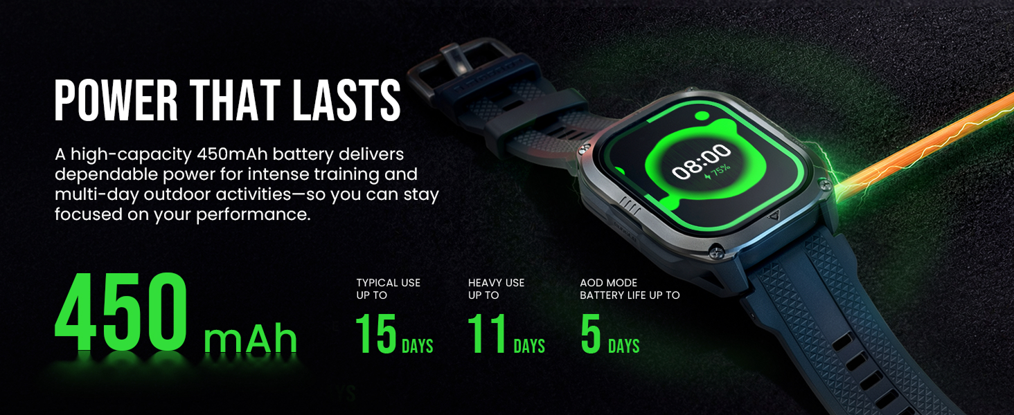 Long battery life