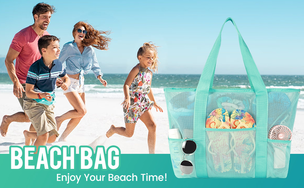 mesh beach bags for women pool bag beach tote wet bag for swimsuit shower bag seashell bag