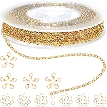 33ft GOLD Chain Stainless Steel Jewelry Chain